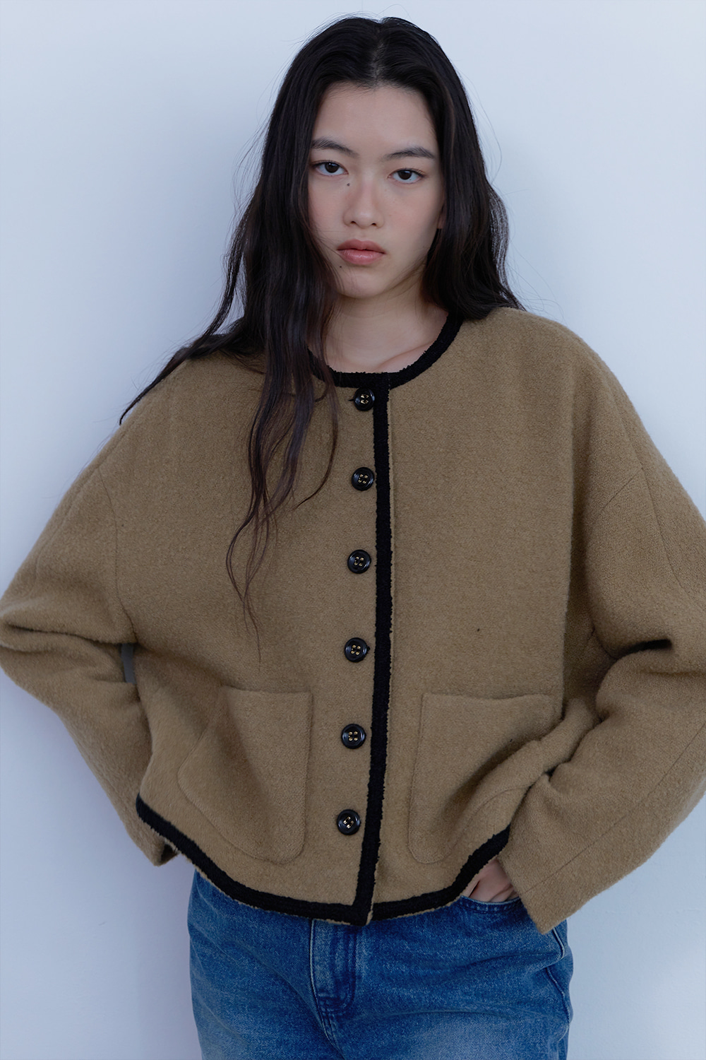 [LATTE] Bucle rounded coat