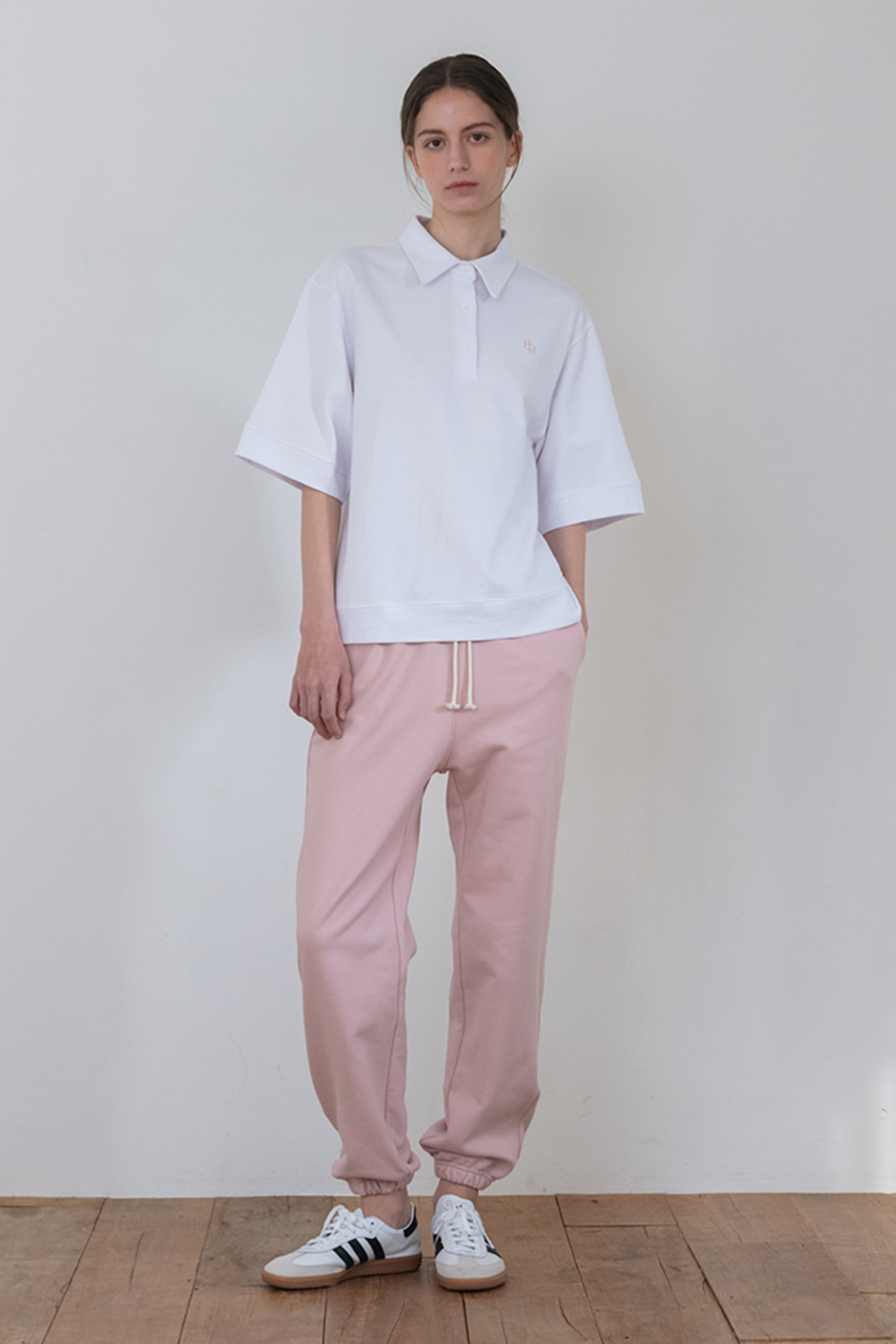 [Pink]  Cotton Jogger Pants