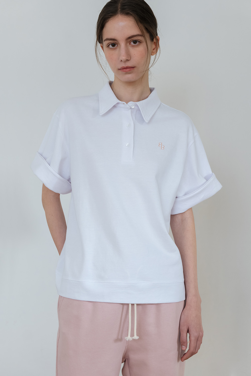 [White] BLBT Polo Shirt